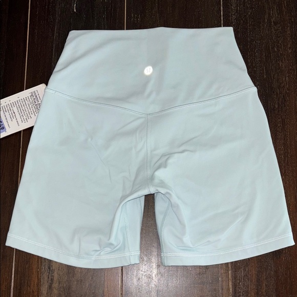 lululemon athletica High Waist Align Blue Shorts Sz 6 NWT - Picture 4 of 5
